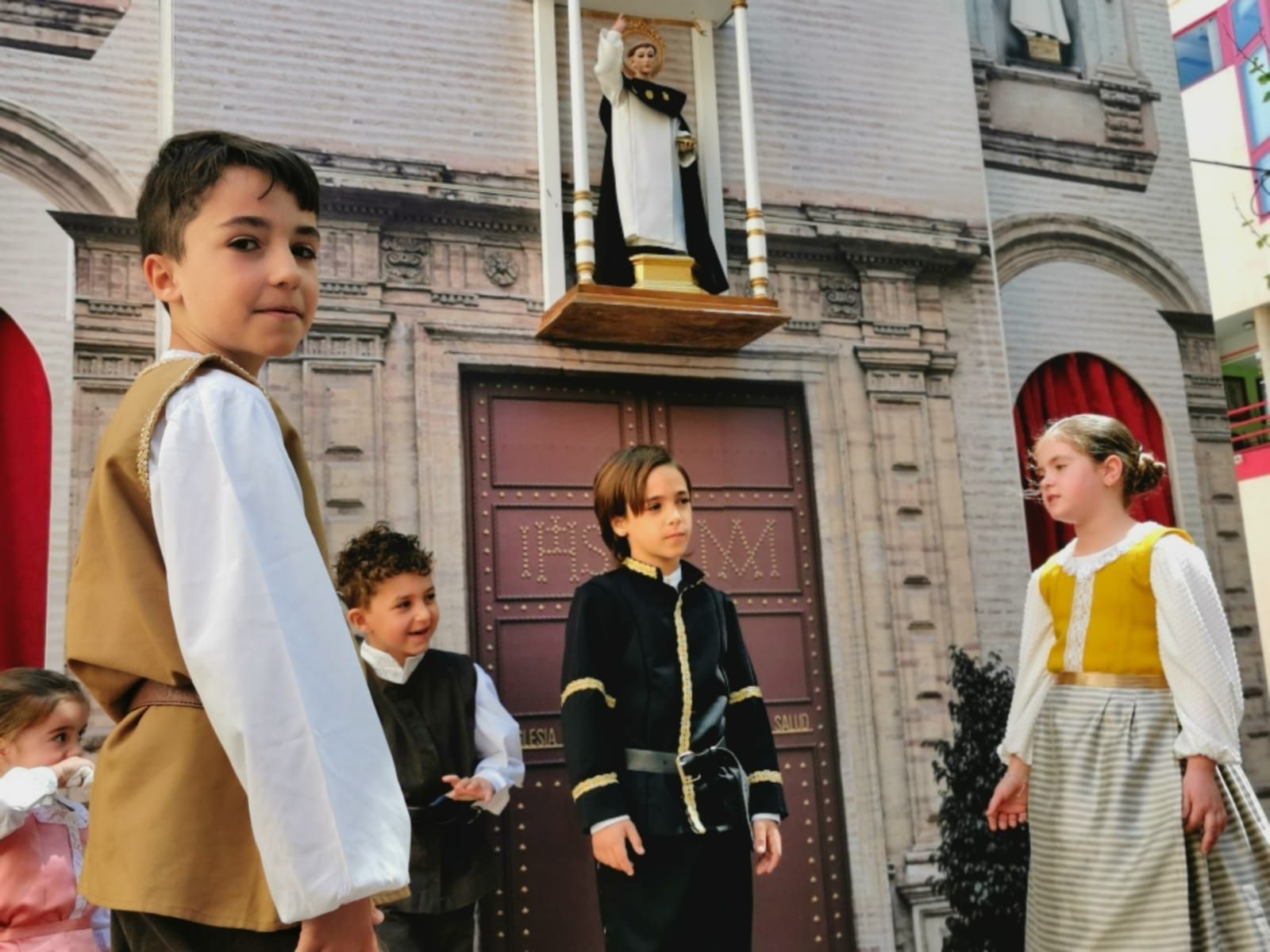 Representación del 'miracle' de Sant Vicent "La sabateta" en Xirivella.