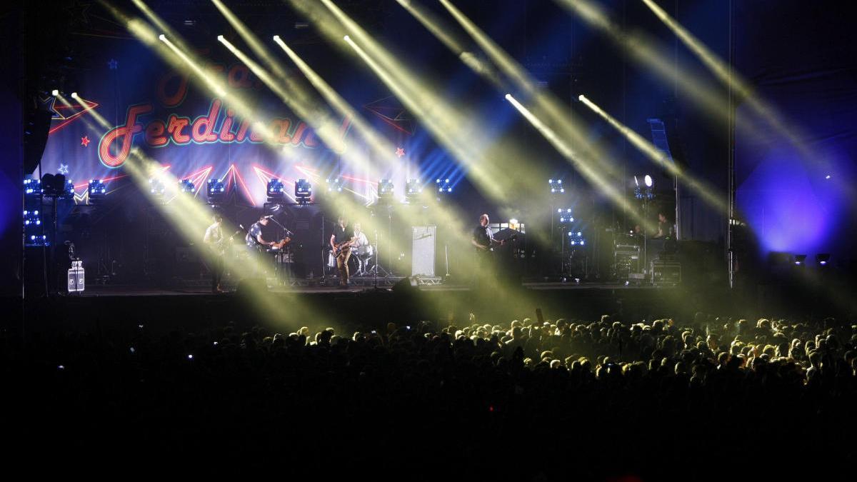 La banda escocesa Franz Ferdinand durante el Low Festival del 2017