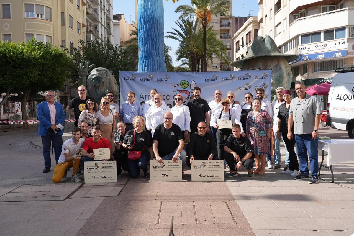 Entrega de premios a los ganadores del certamen Arrocito de Castelló