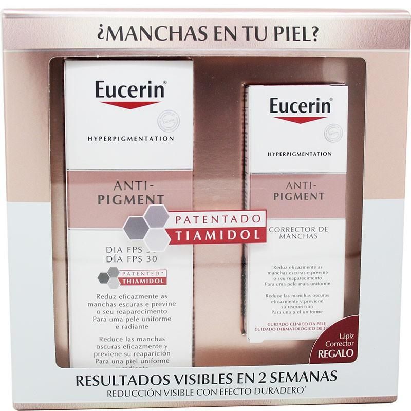 Pack Eucerin Anti-Pigment Día FPS30 + Corrector de manchas 5ml