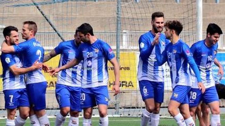 Celebració del segon gol d&#039;Ivan Vidal