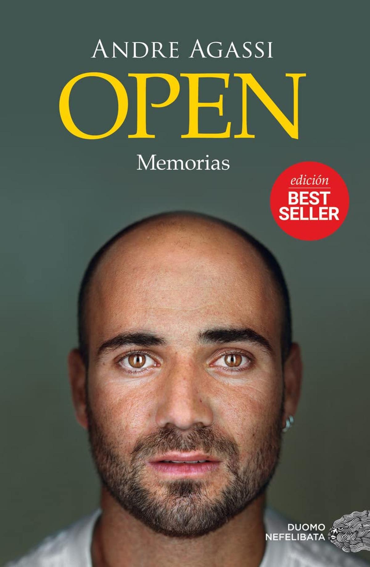 Portada de 'Open', las memorias de Andre Agassi.