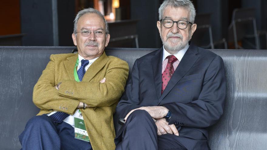 Los doctores Miguel Ángel Benítez y Marcos Gómez.