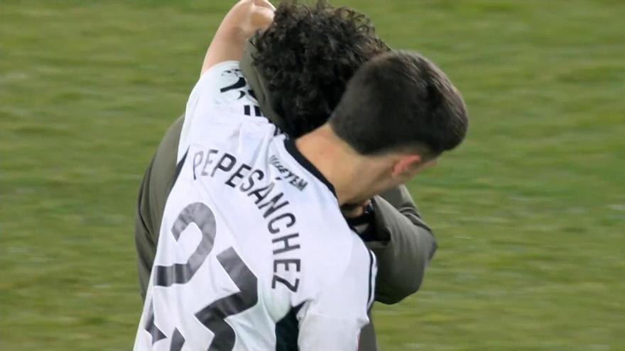 Así han sido las lágrimas de Jesús Vallejo al finalizar el encuentro contra el Real Madrid