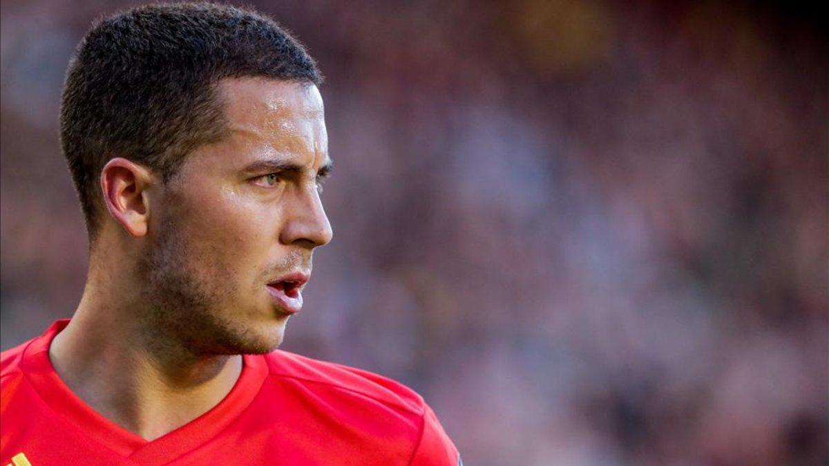 Hazard llega tras sus compromisos con Bélgica