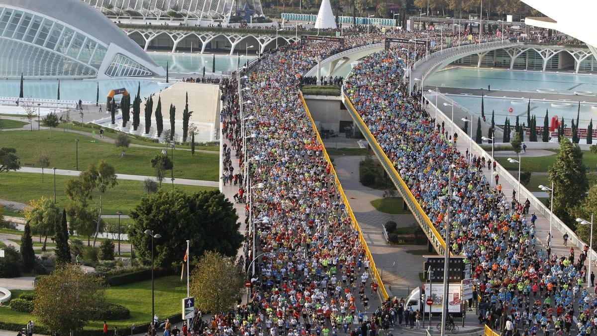 La imagen que cambió la historia del maratón: salida en la edición de 2011