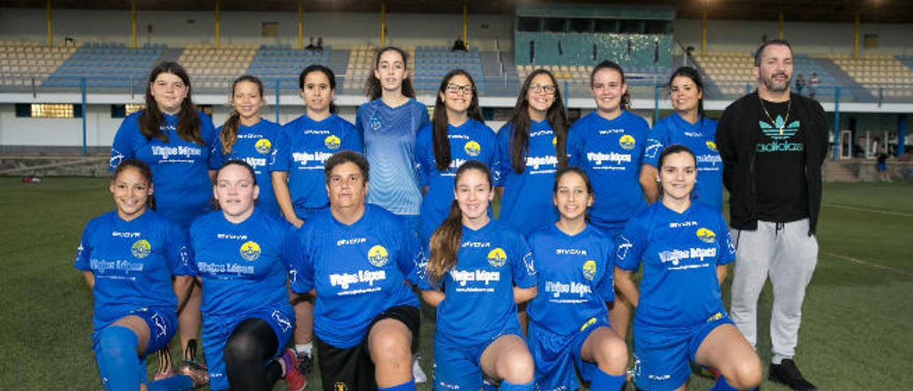 Equipo femenino del grupo de Las Palmas de Segunda División.