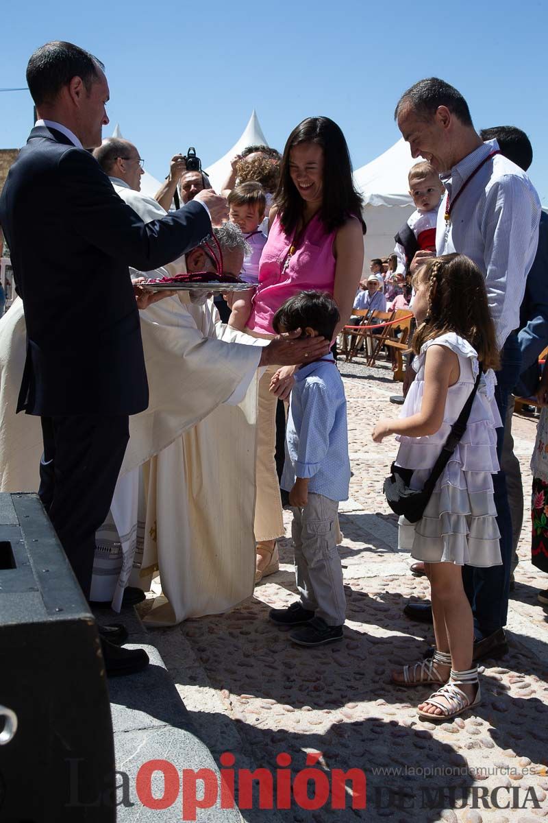 Imposición de nuevos hermanos cofrades de la Vera Cruz de Caravaca