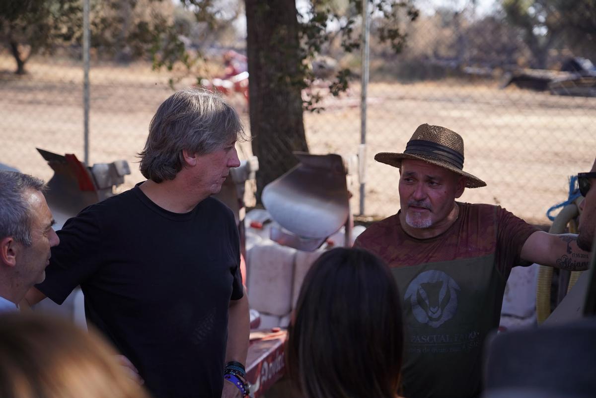 GALERÍA | Carlos Martínez visita los pueblos afectados por el incendio de Sayago GALERÍA | Carlos Martínez visita los pueblos afectados por el incendio de Sayago