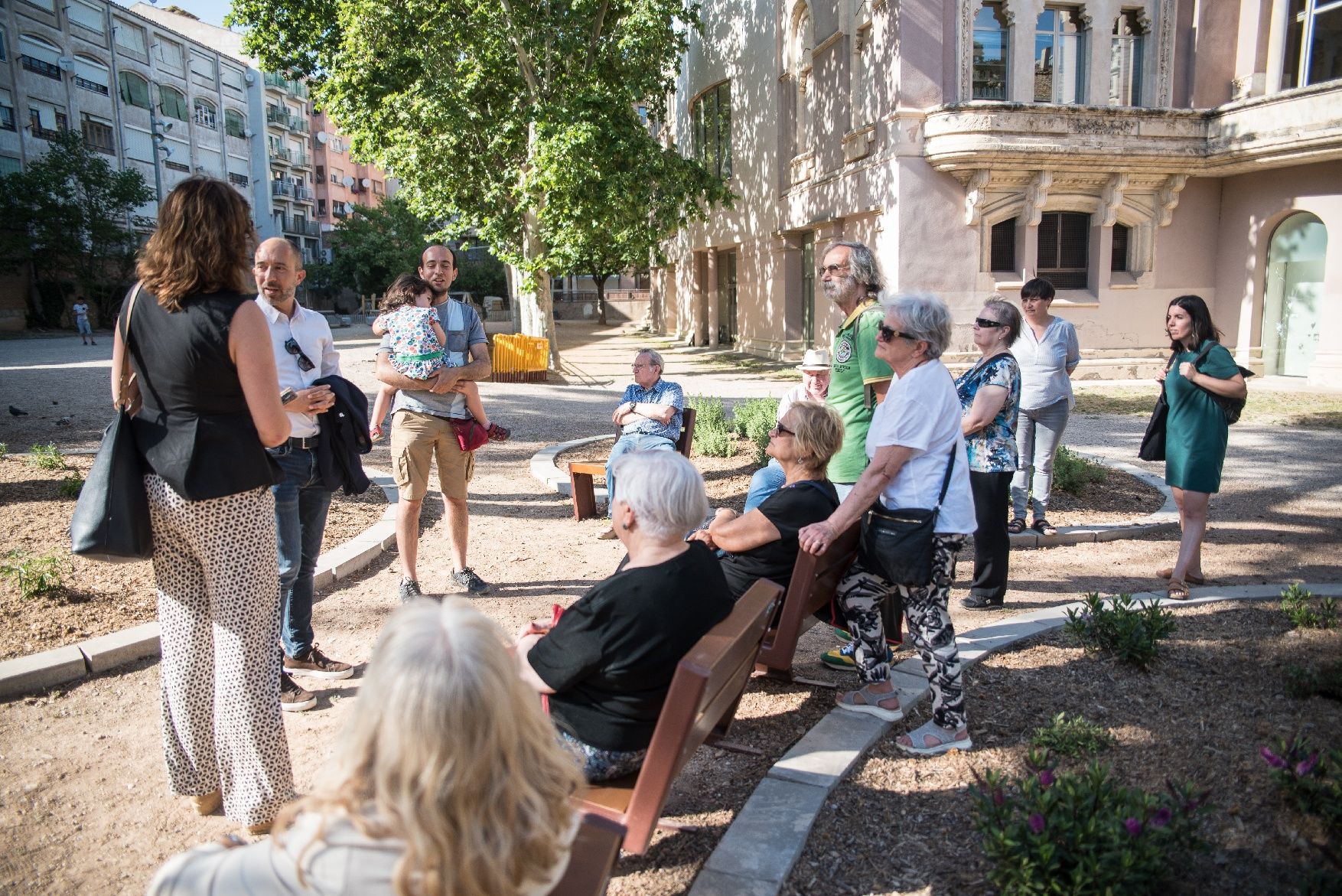 Així és el nou jardí del pati del Casino de Manresa