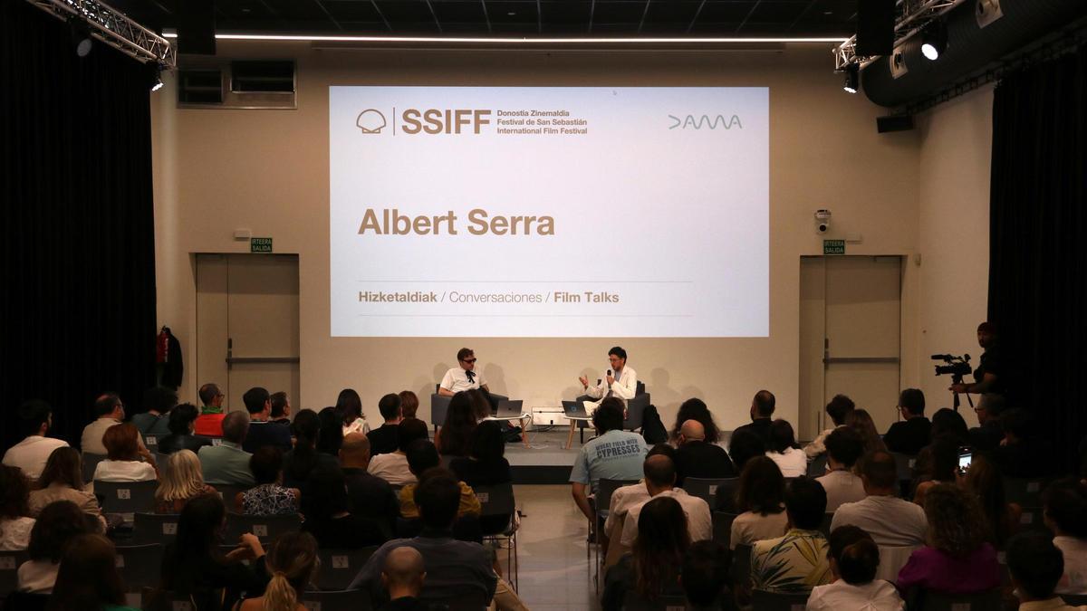 Albert Serra durant la seva participació al Festival de Sant Sebastià