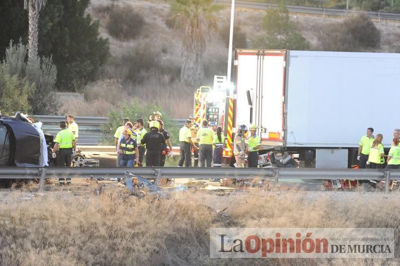 Grave accidente en Sangonera la Seca