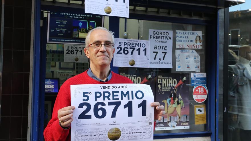 Abonados &quot;de toda la vida&quot; se reparten la mayoría de los 120.000 euros del quinto premio en Valladolid