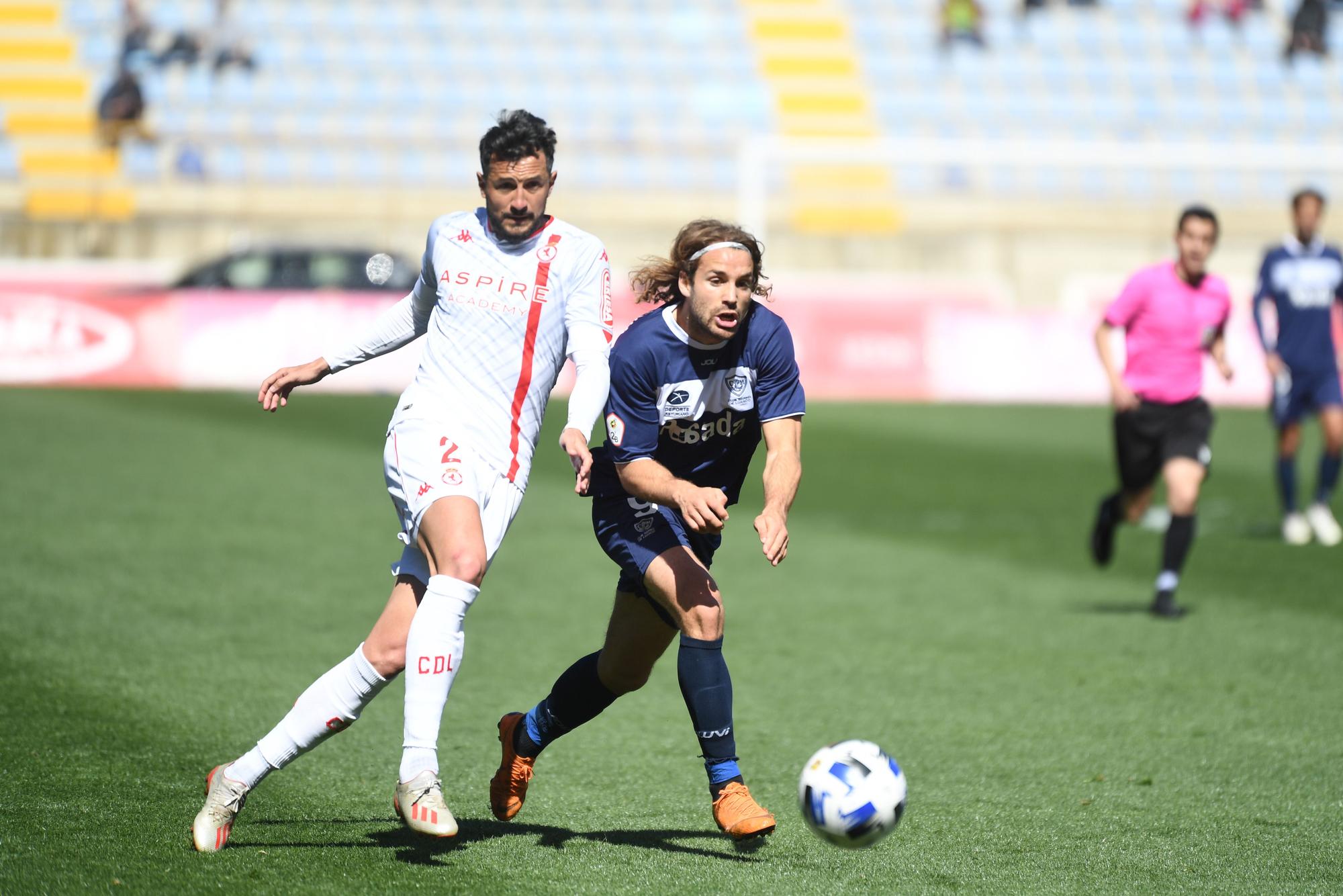 Las imágenes de los partidos de los equipos asturianos de Segunda División B