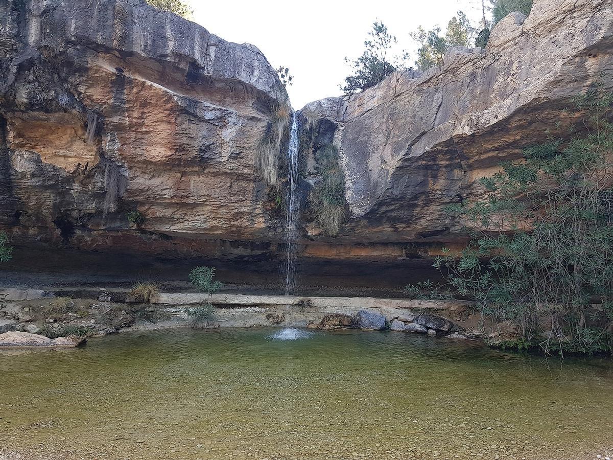 Charco del Chorro, en Quesa.