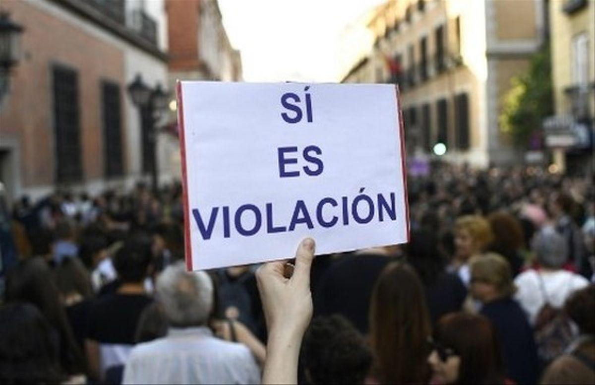 Manifestación tras la sentencia de La Manada de Pamplona.