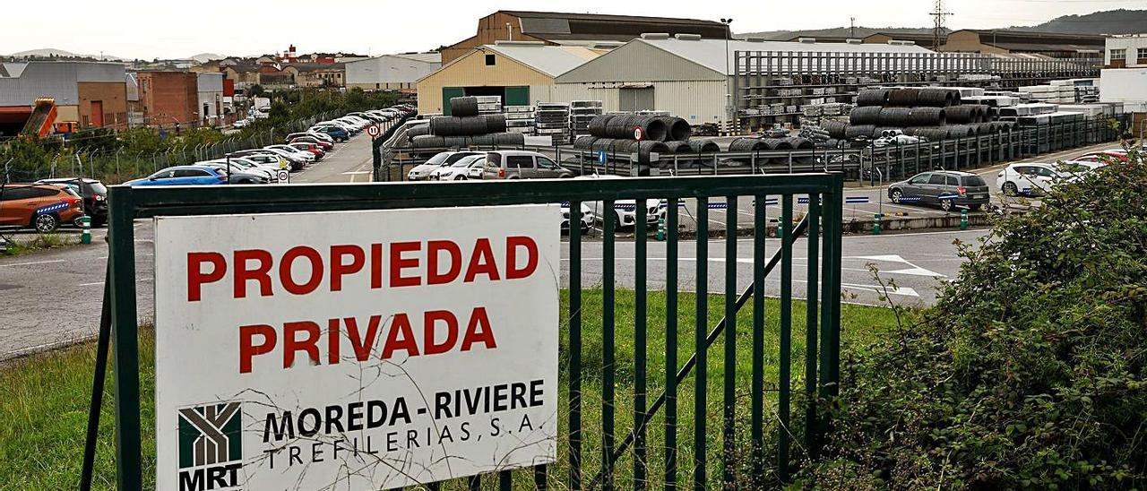 Instalaciones en Gijón de Modera-Riviere Trefilerías, filial asturiana del grupo siderúrgico Celsa. | Juan Plaza