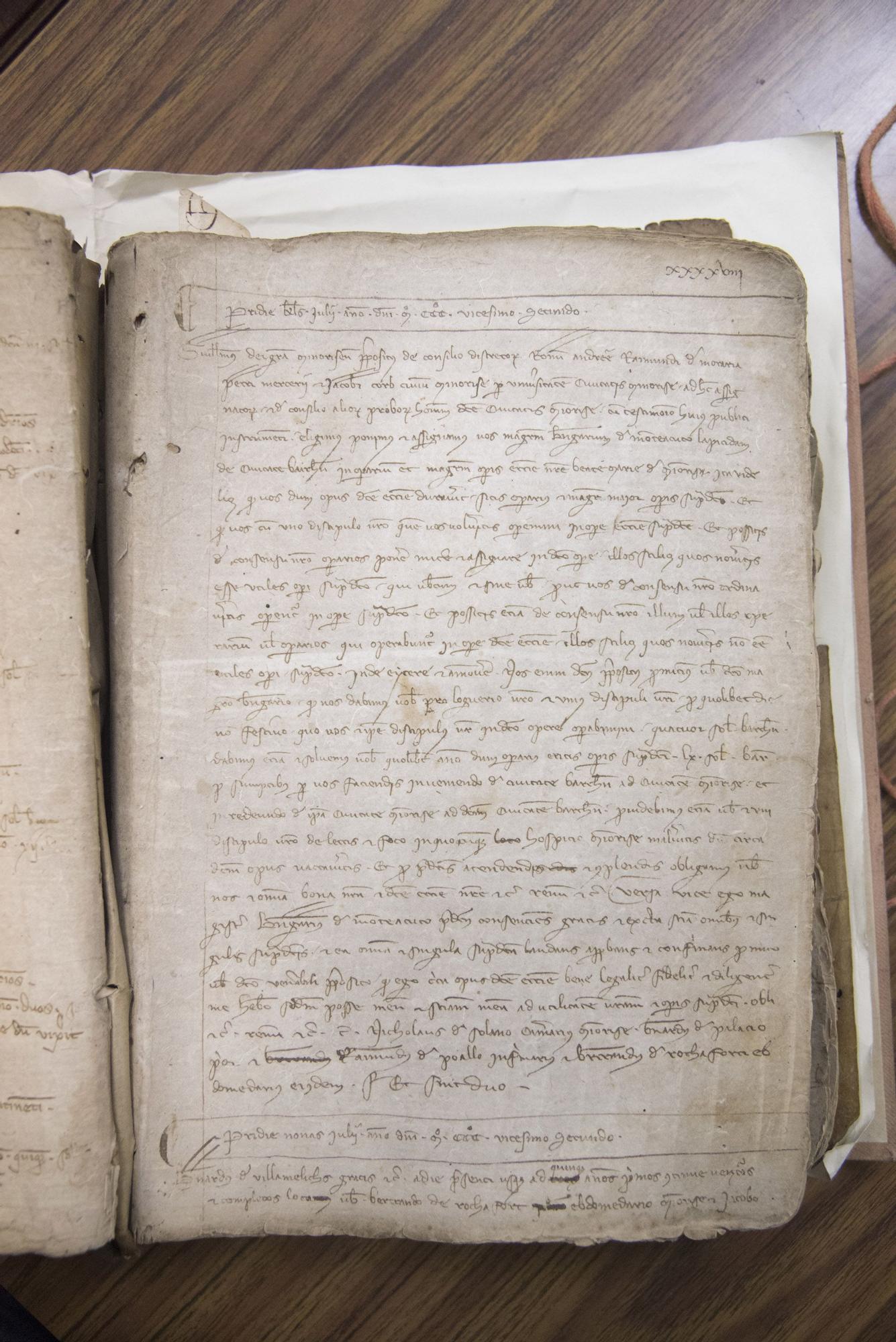 El contracte de la Seu signat el 30 de juny del 1322