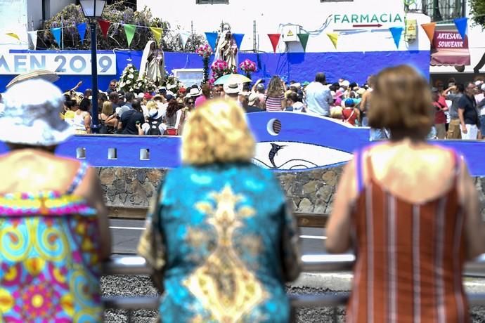 21-07-19 GRAN CANARIA. PUERTO DE ARGUINEGUIN-PUERTO DE MOGAN. MOGAN. Procesión marítima de la Virgen delCarmen desde el Puerto de en Arguineguín hasta el Puerto de Mogán.Fotos: Juan Castro  | 21/07/2019 | Fotógrafo: Juan Carlos Castro