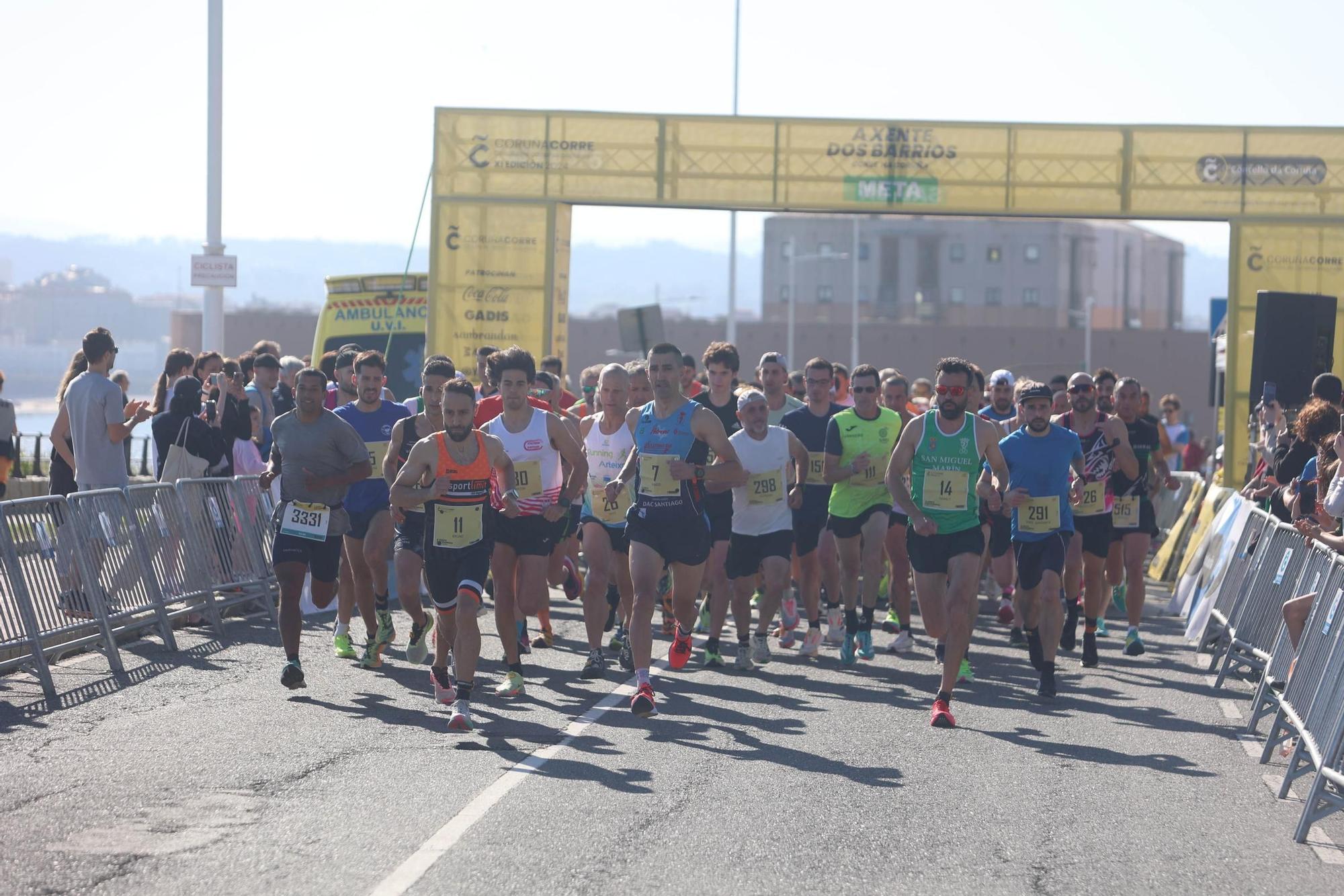 Más de 900 corredores en la XI Carreira Popular dos Rosales