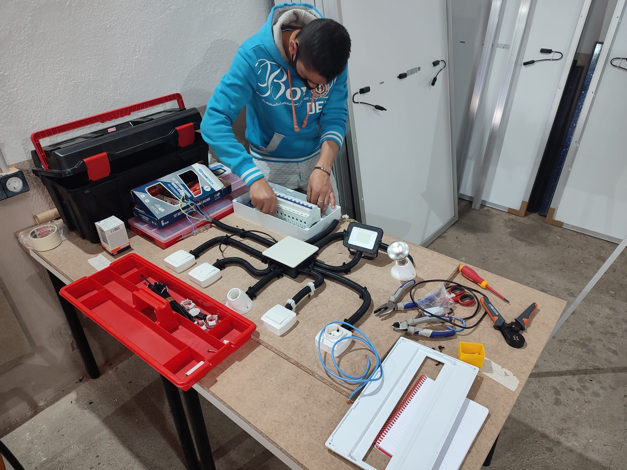 Curso de paneles fotovoltaicos organizado por Cáritas Diocesana de Zamora