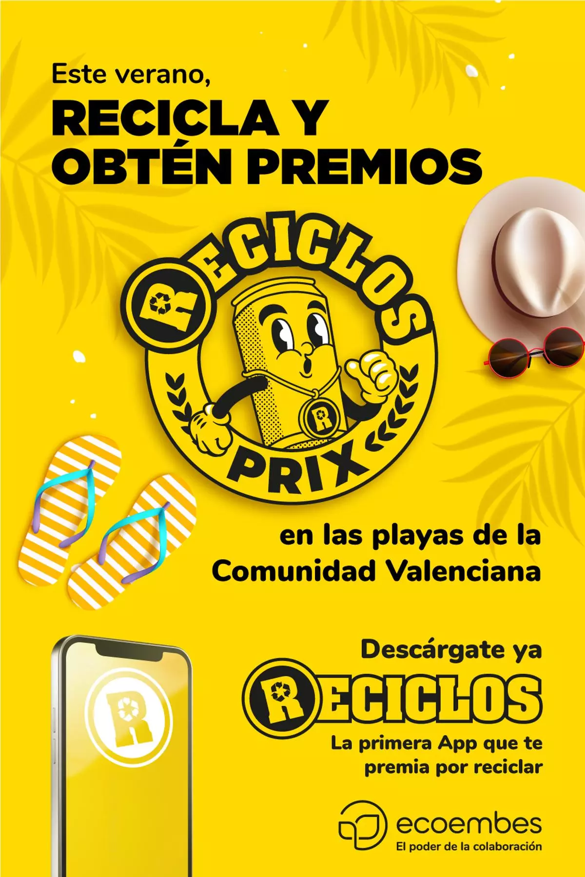 Ecoembes lanza este verano “RECICLOS PRIX” en las playas valencianas, para seguir dando a conocer la App RECICLOS en la Comunidad Valenciana