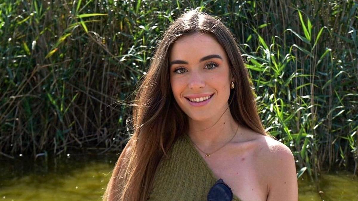 La joven Ángela Agudo, vecina de Godelleta.