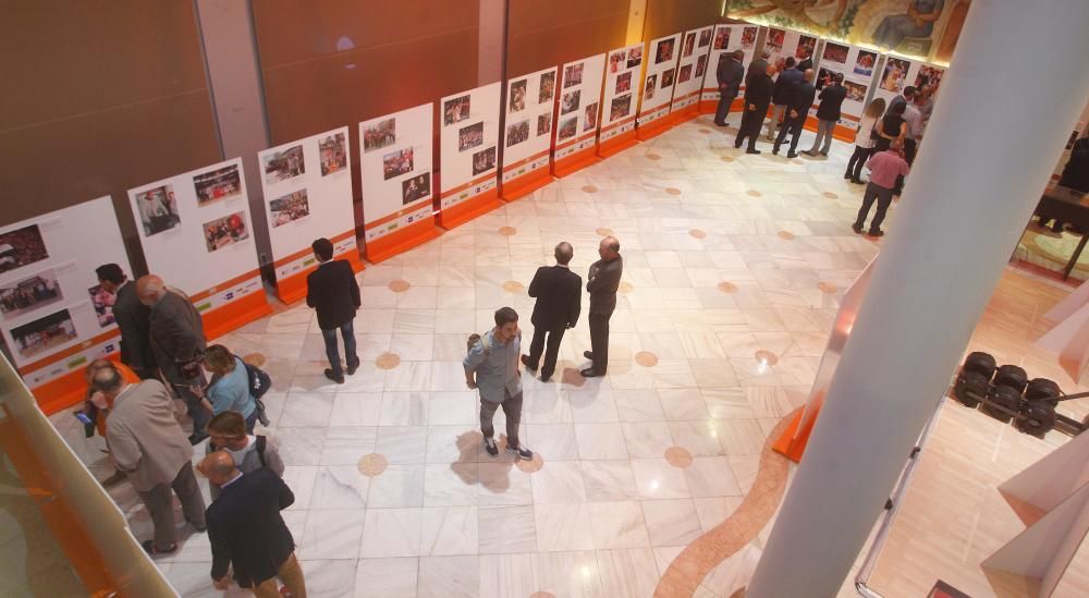 Todas la imágenes de la inauguración de la exposición '30 años de Valencia Basket'