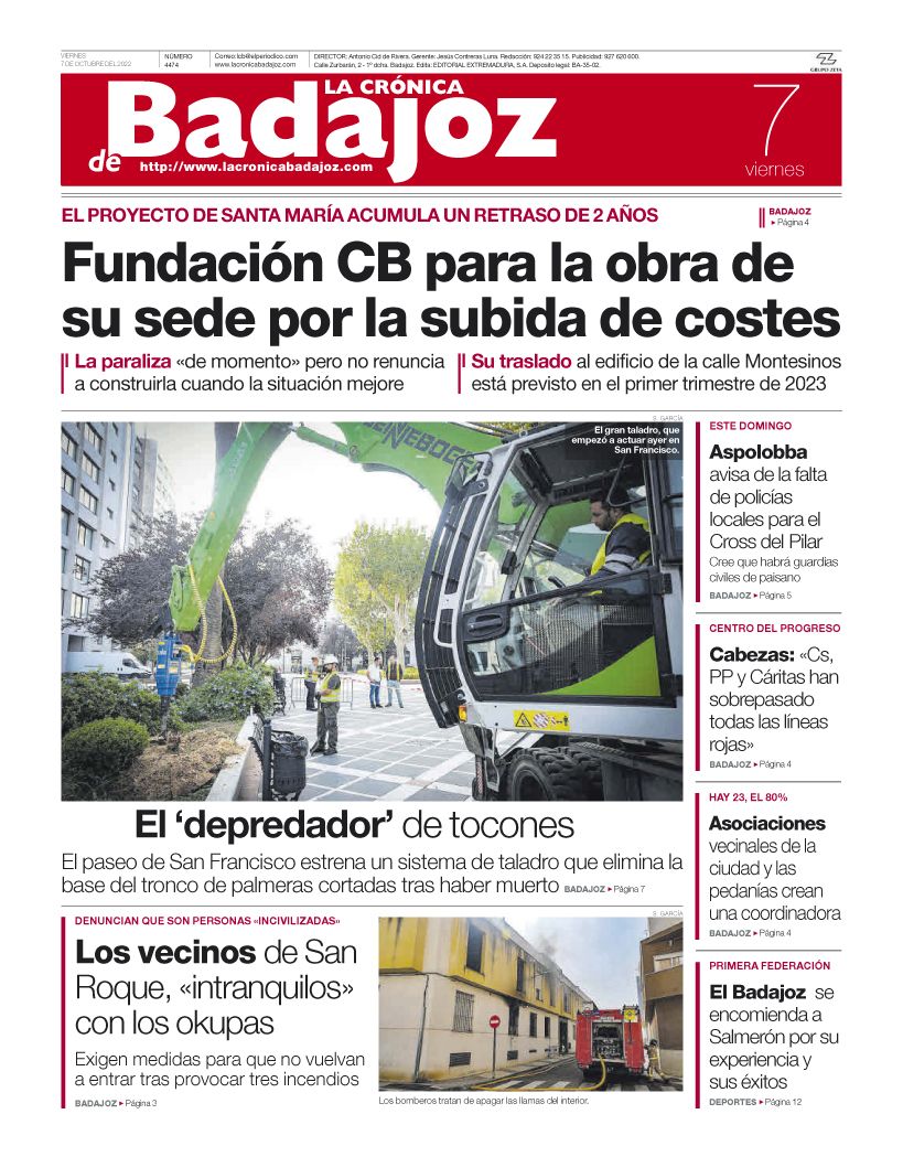 Consulta la portada correspondiente al día 7 de octubre de 2022