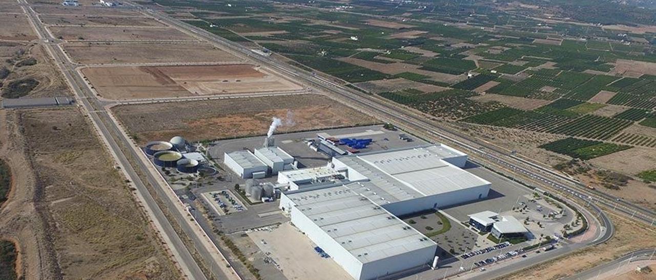 Vista aérea de la primera y la segunda fase de Parc Sagunt