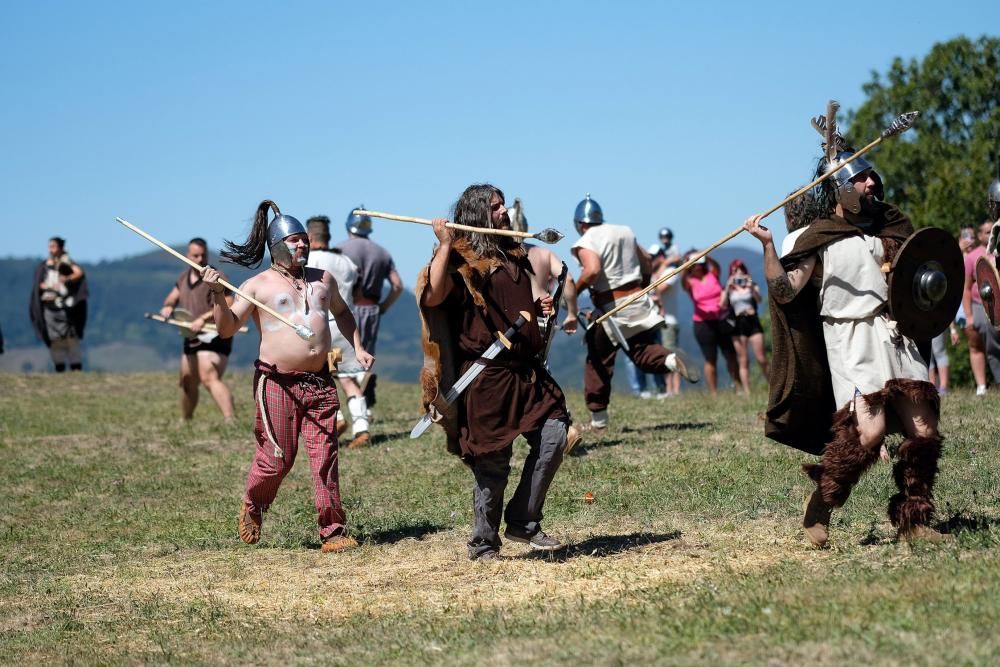 Batalla en la fiesta Astur romana en Carabanzo