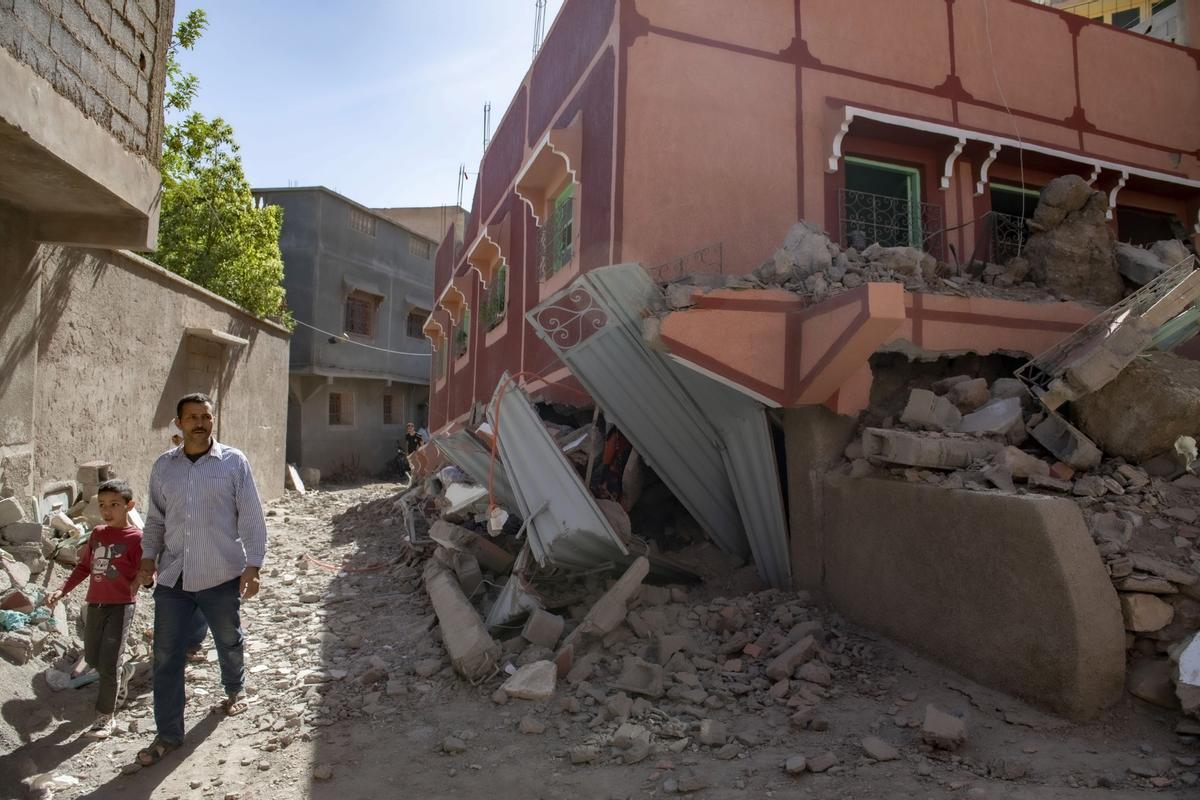 Terremoto en Marruecos con cientos de muertos, en imágenes Terremoto en Marruecos con cientos de muertos, en imágenes