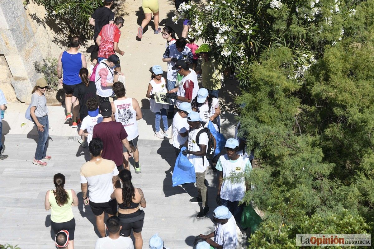 Todas las imágenes del reto de limpieza del río Segura en Murcia