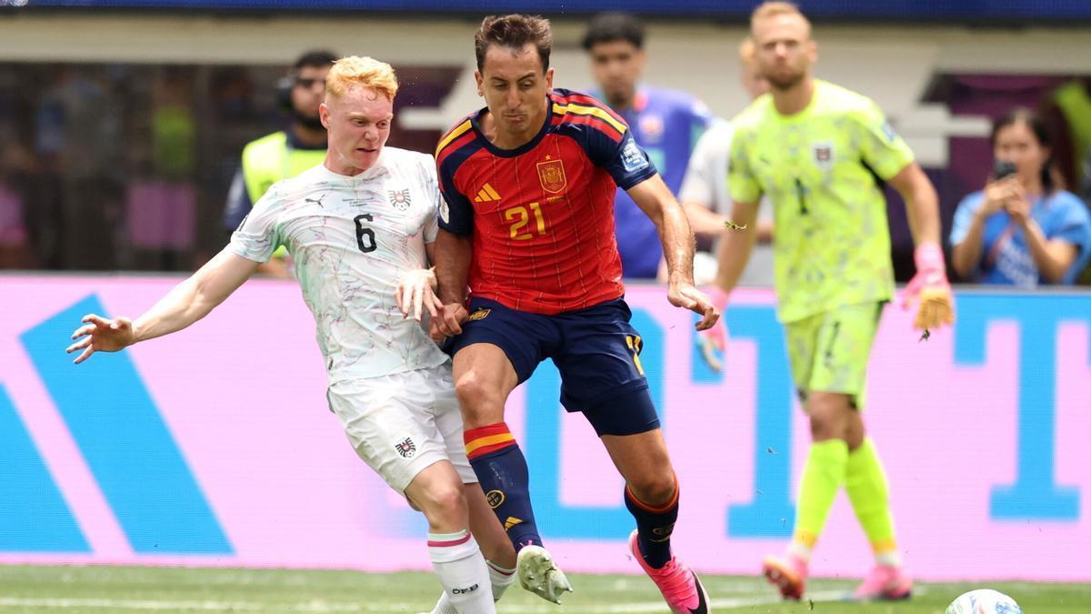 Mikel Oyarzabal estrenó el marcador en el partido entre España y Austria