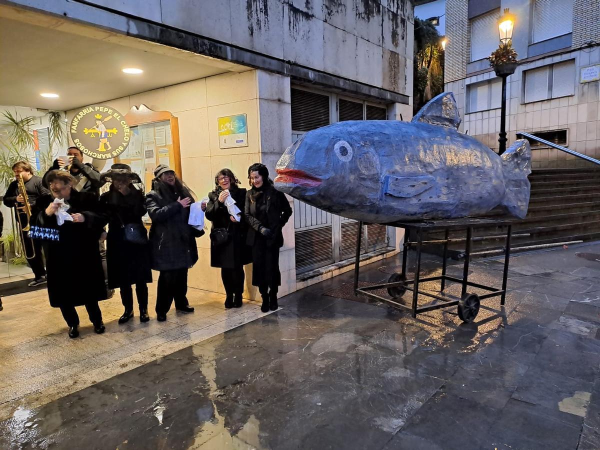 El "entierro de la sardina" del año pasado.