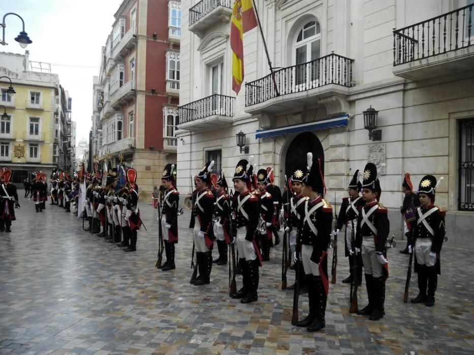 Pasacalle de los granaderos marrajos en Cartagena