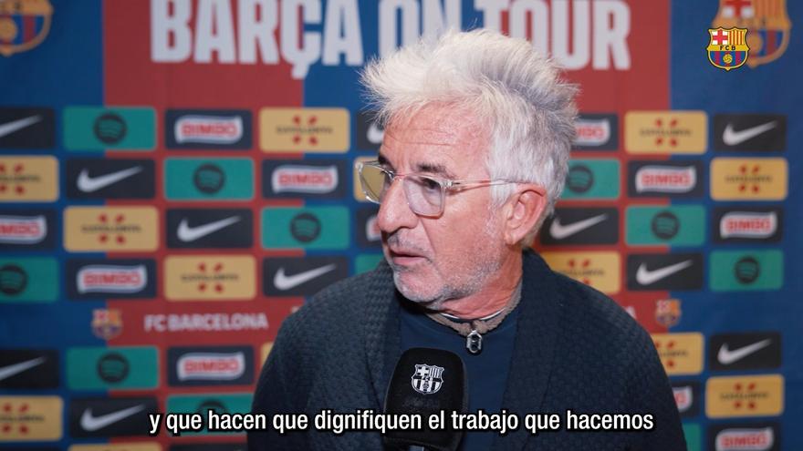 El directivo del Barça Femenino y todo el equipo, preparados para la gira por México