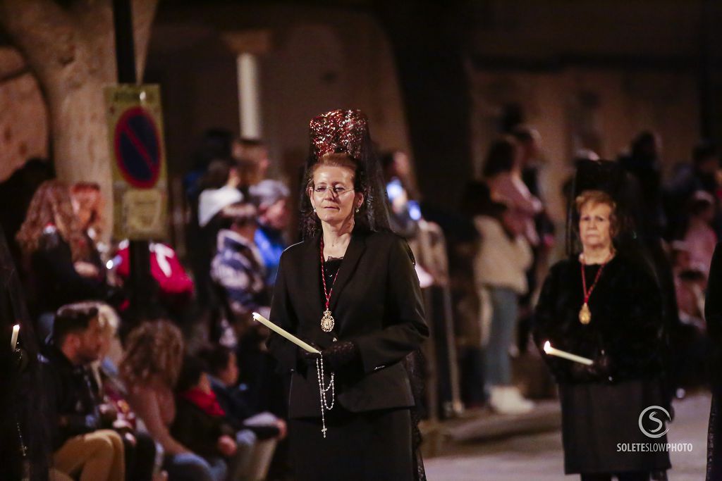 Las imágenes de la Procesión del Silencio en Lorca