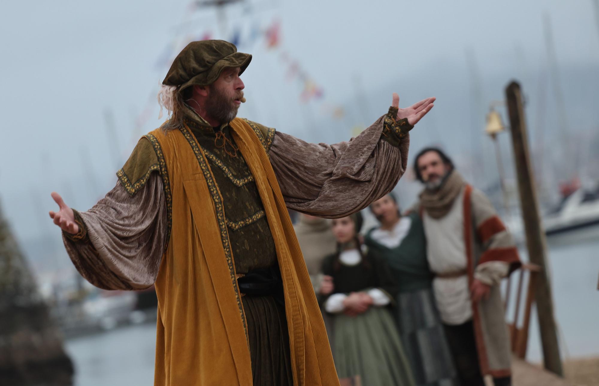 La representación teatral triunfó pese a la lluvia para luego trasladar el ambientazo de fiesta a las calles del casco histórico