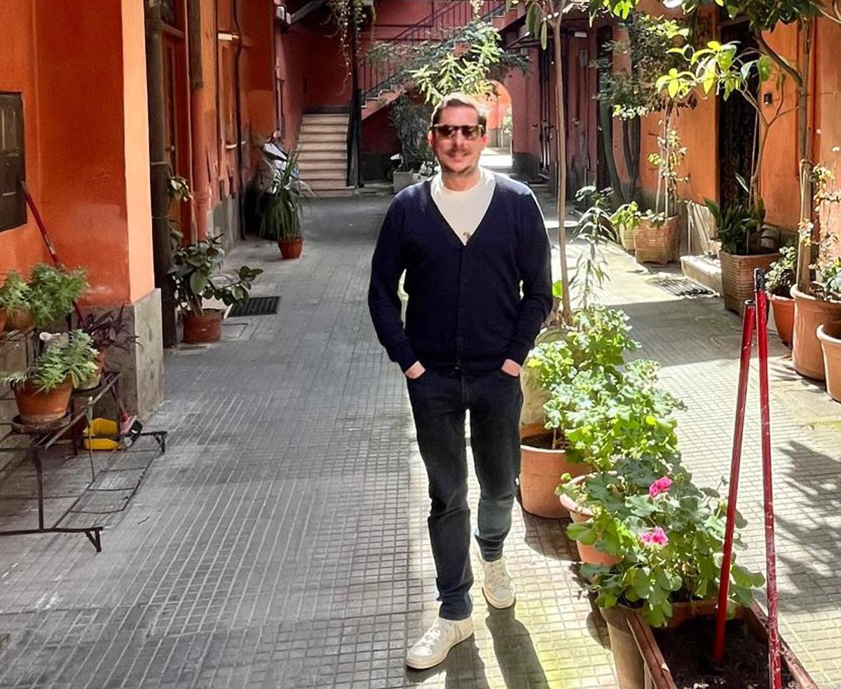 Federico Granell, ayer, en Roma.