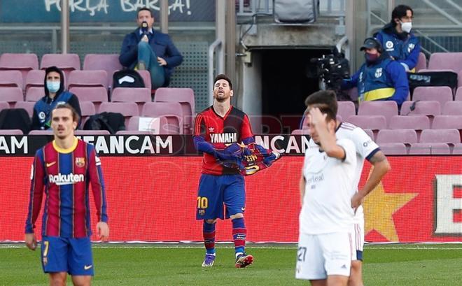 Las imágenes del partido del FC Barcelona contra el Osasuna de LaLiga Santander disputado en el Camp Nou, Barcelona.