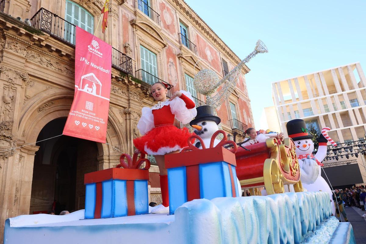 Desfile de Papá Noel en Murcia