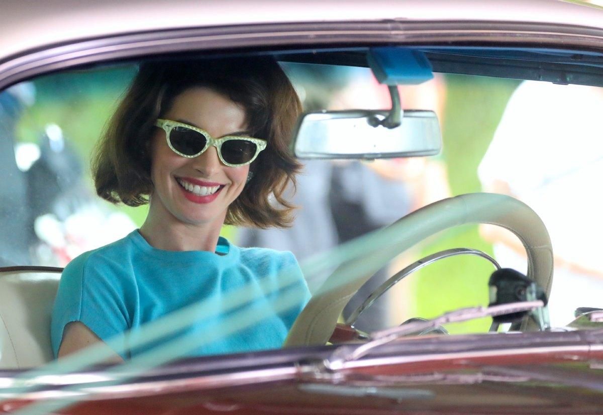Anne Hathaway, en el rodaje de 'Mother's Instinct'