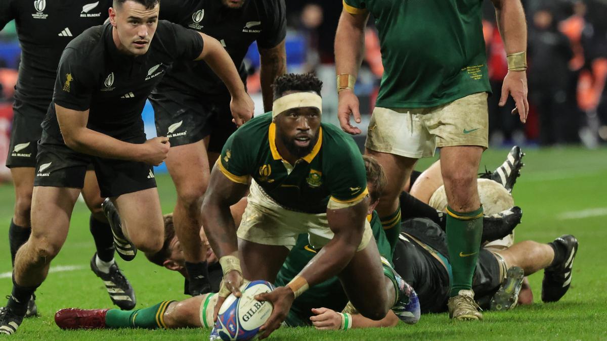 Mundial de rugby de Francia | Sudáfrica-Nueva Zelanda, en imágenes