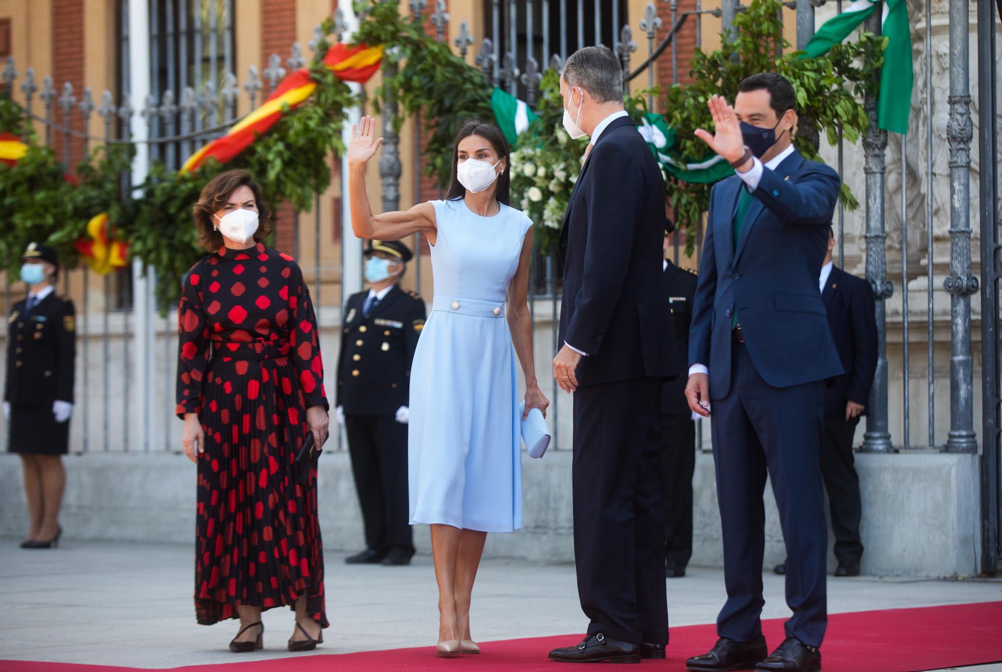 El Rey Felipe VI recibe en Sevilla la Medalla de Honor de Andalucía