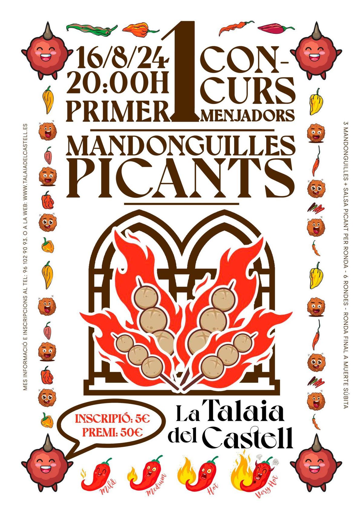 Convocan en Xàtiva el primer concurso de comer albóndigas de carne picantes