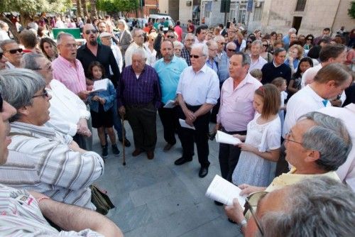 Los Auroros en la Plaza de San Agustín