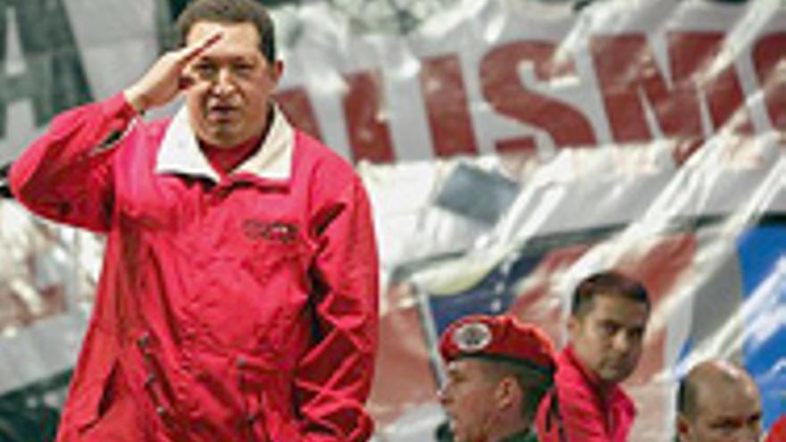 Chávez califica a Bush de &quot;cadáver político&quot; en Buenos Aires