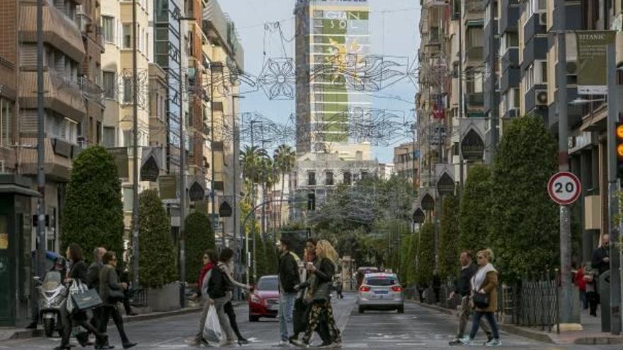 Calle Maisonnave de Alicante.