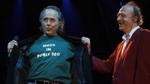 Joan Manuel Serrat y Jaume Sisa, en las fiestas de la Mercè del 2008.